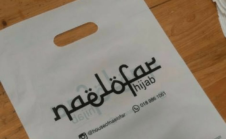 Die Cut Plastic Bag