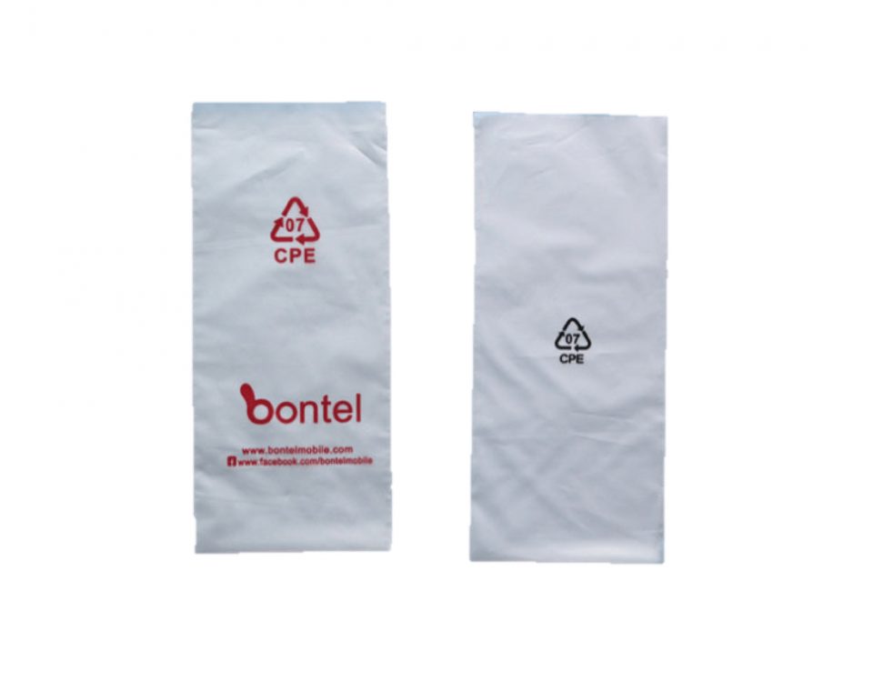 Customized CPE plastic bag