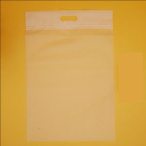 Die Cut Handle Ziplock Bag