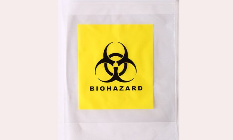 biohazard ziplock bag