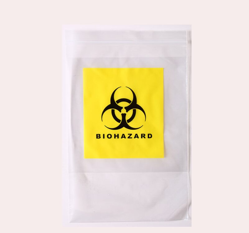 biohazard ziplock bag