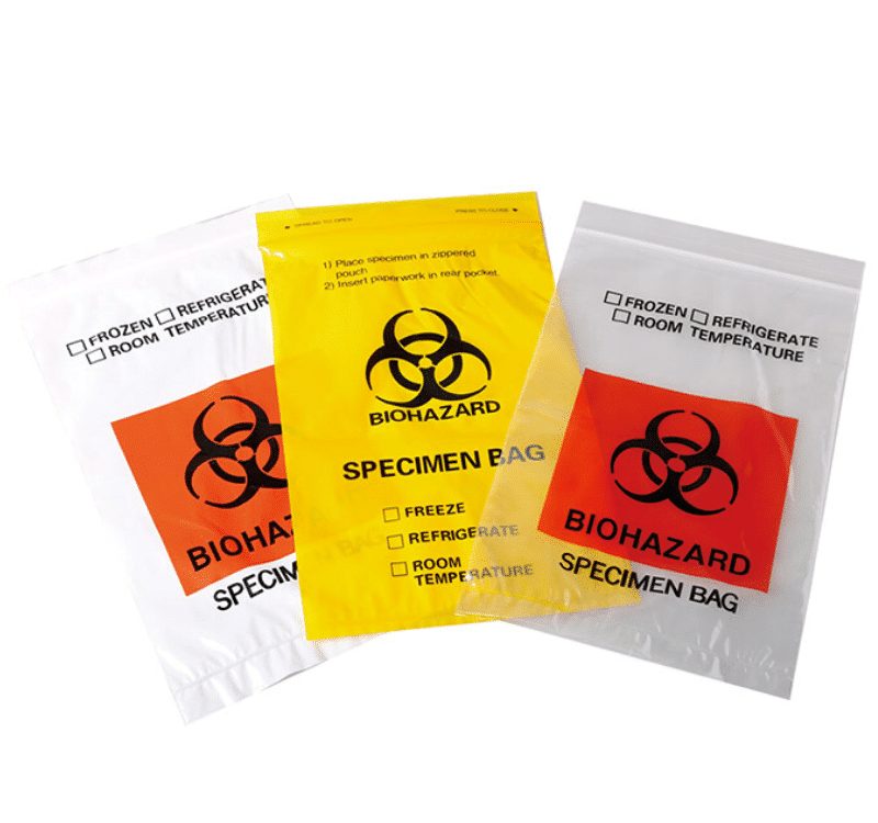 biohazard ziplock bag