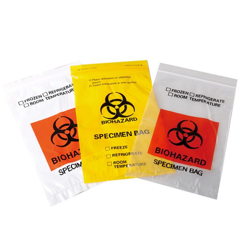 biohazard ziplock bag
