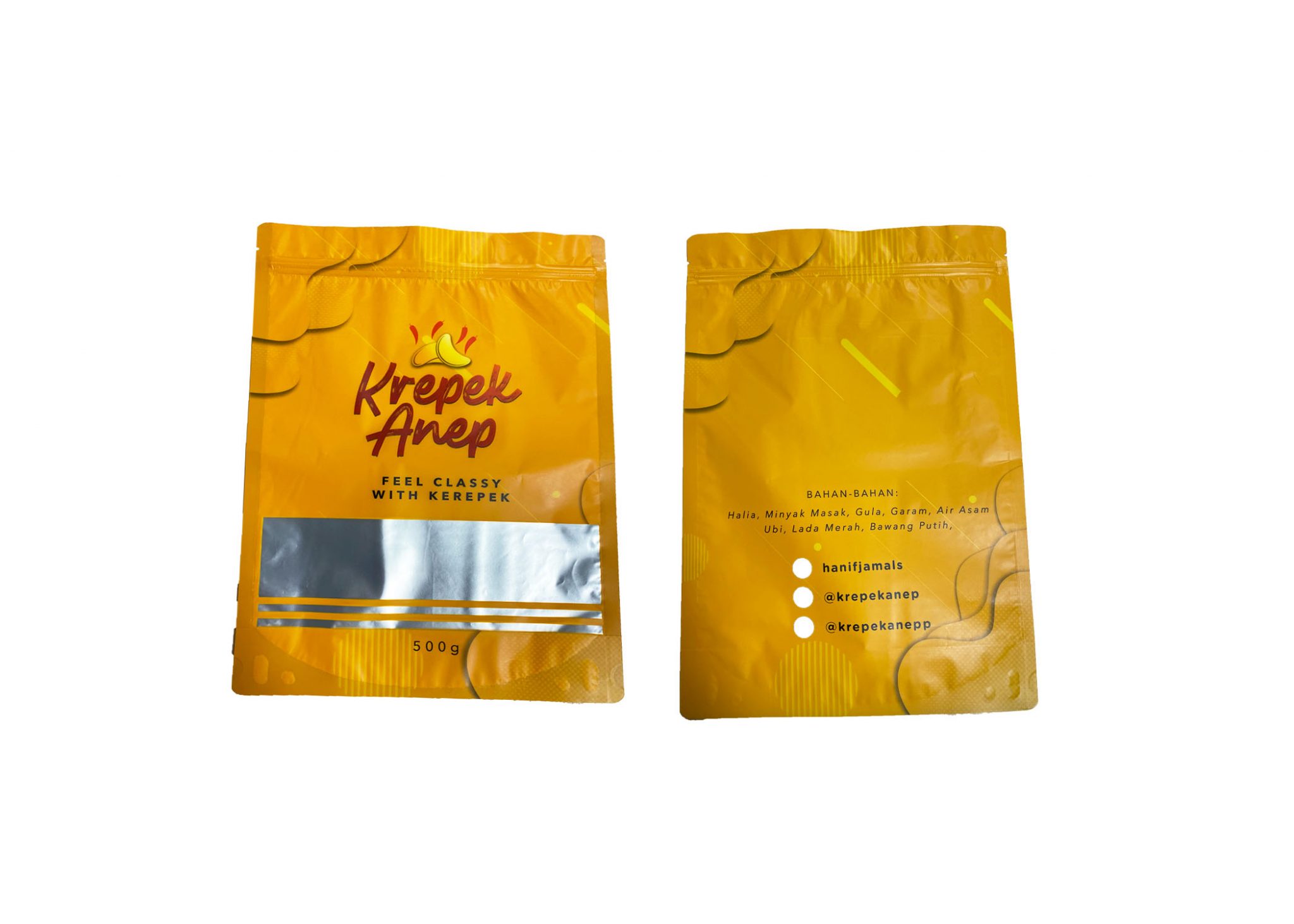 food packaging with window