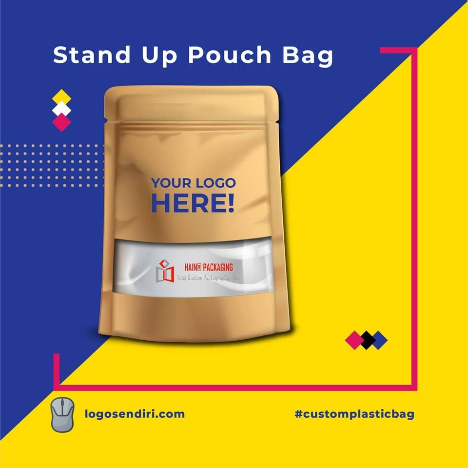kraft paper stand up pouch