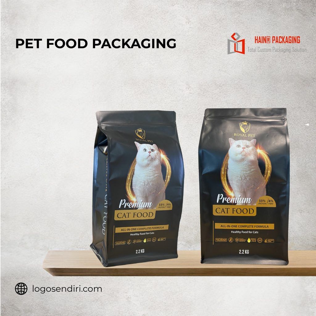 Pet food packaging supplier - custom printed bags