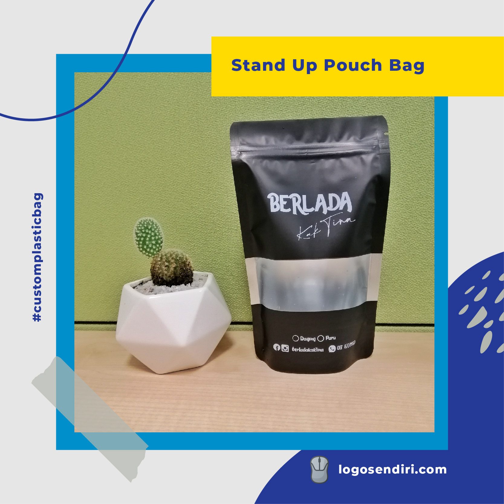 Stand up pouch collection showing various spout pouch Malaysia options for F&B brands