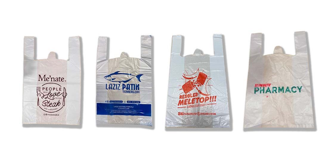 custom made singlet plastic bag