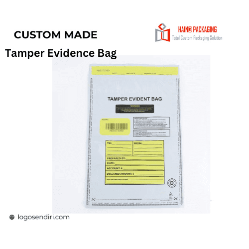 Printed tamper evidence bag