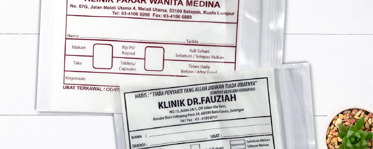 pharmacy prescription bags