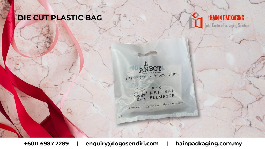 custom made die cut plastic bags