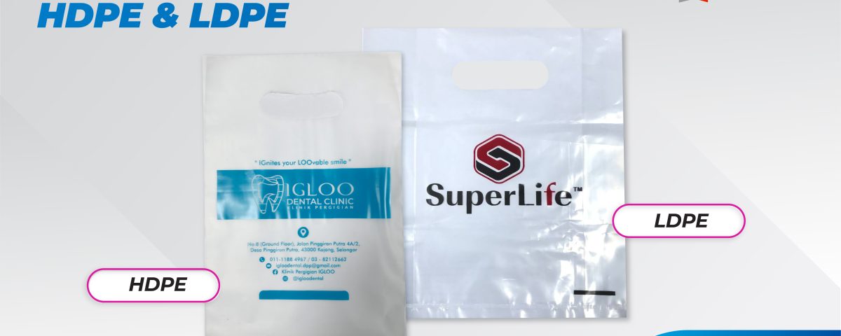 LDPE / HDPE Die Cut Plastic Bags