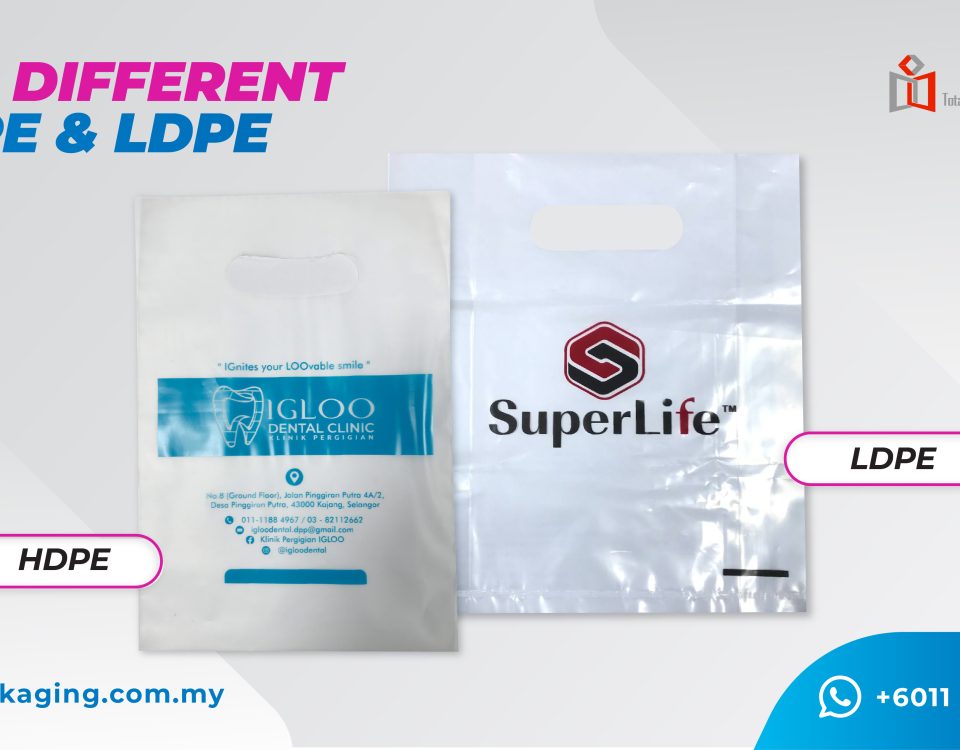 LDPE / HDPE Die Cut Plastic Bags