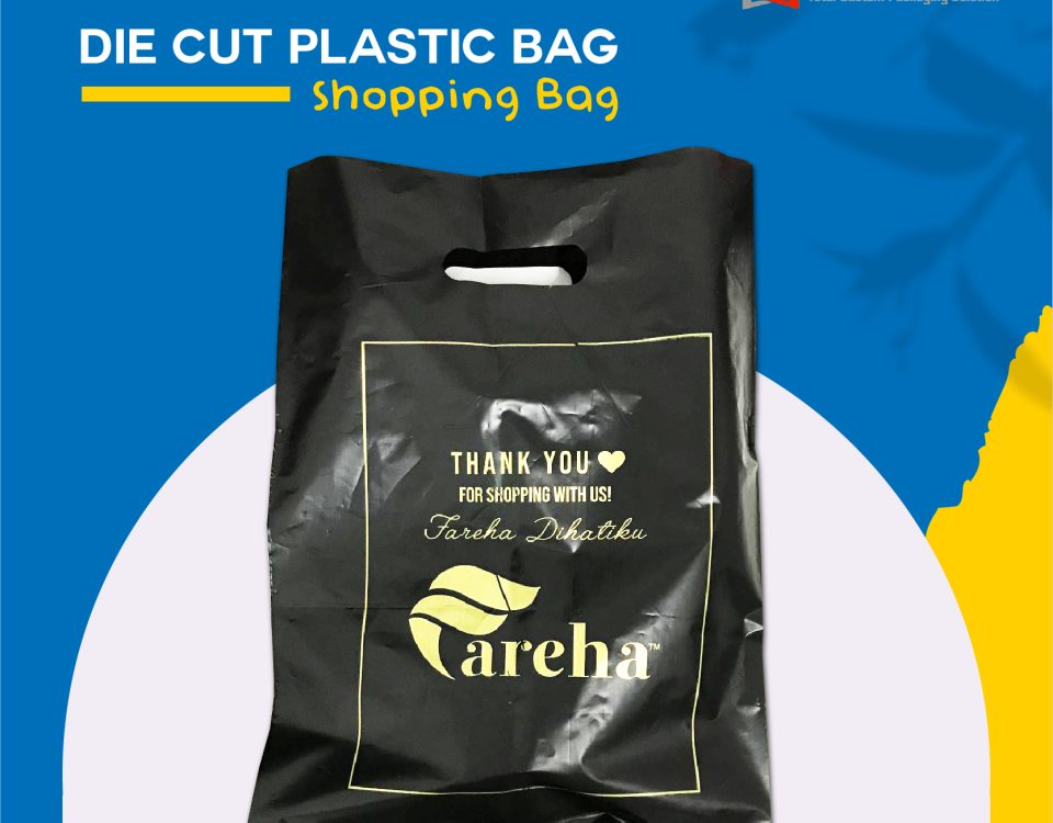 die cut plastic bag