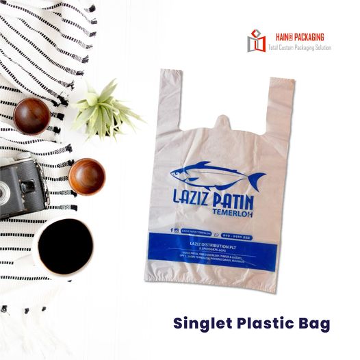 custom printed singlet plastic bag