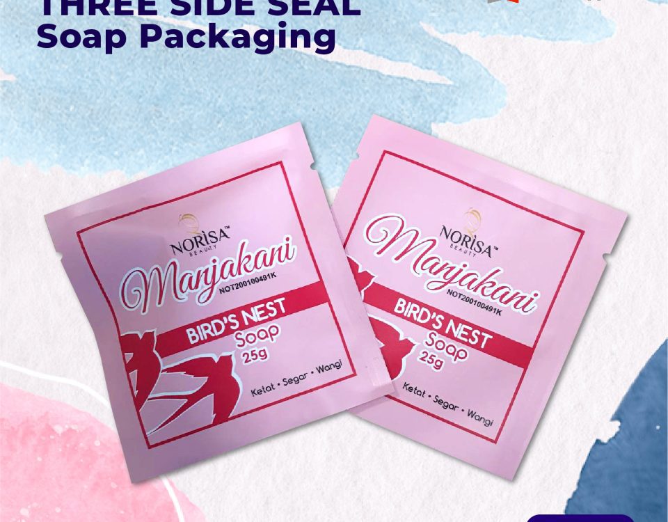 Custom center seal bag for food and product packaging