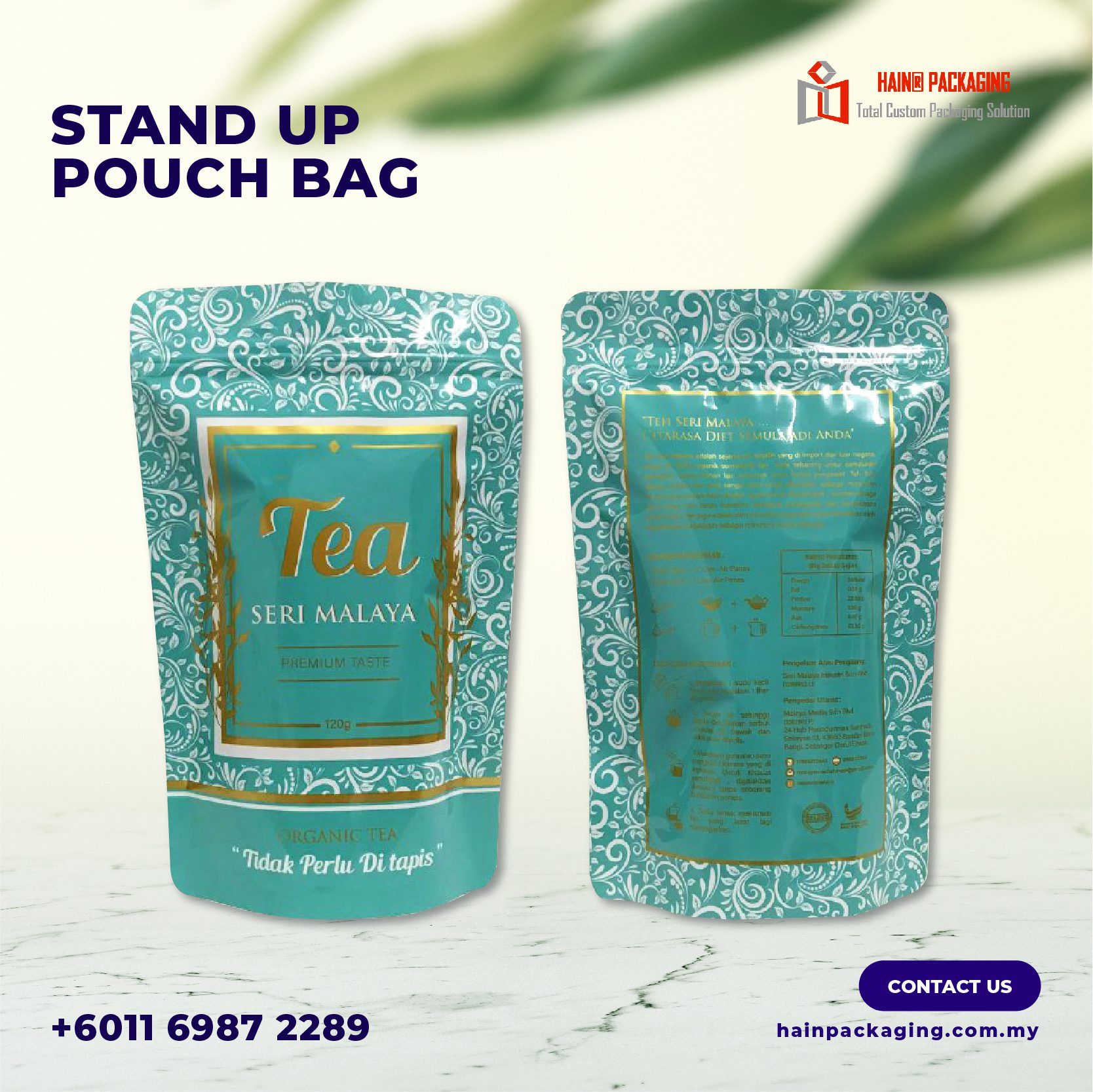 What is a spout pouch - example of stand up pouch with spout for beverage branding in Malaysia