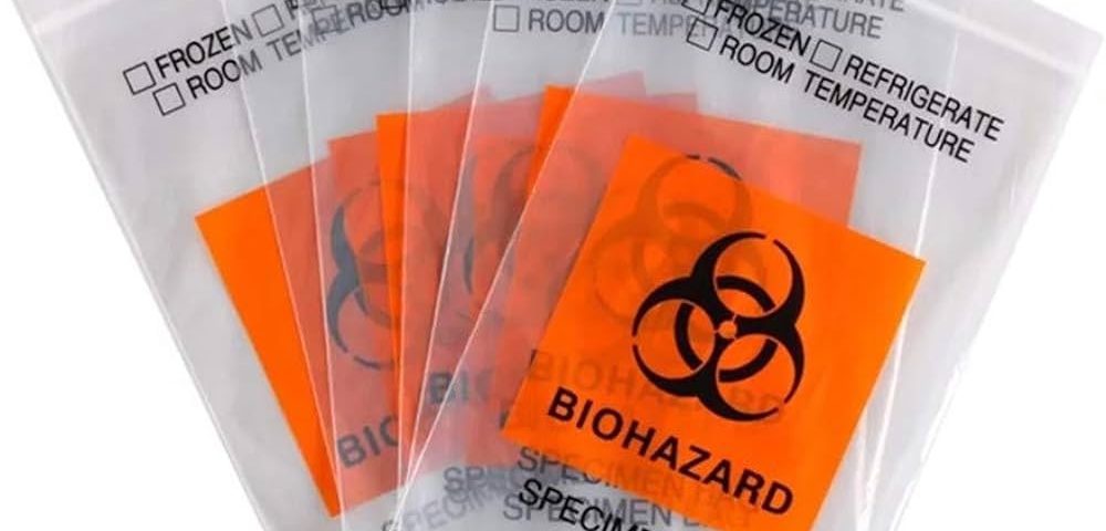 Biohazard Specimen Ziplock