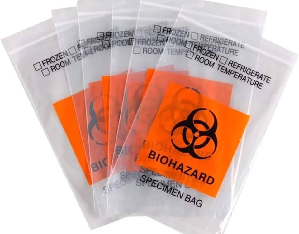 Biohazard Specimen Ziplock