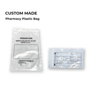 Medicine ziplock bags for pharmaceutical packaging