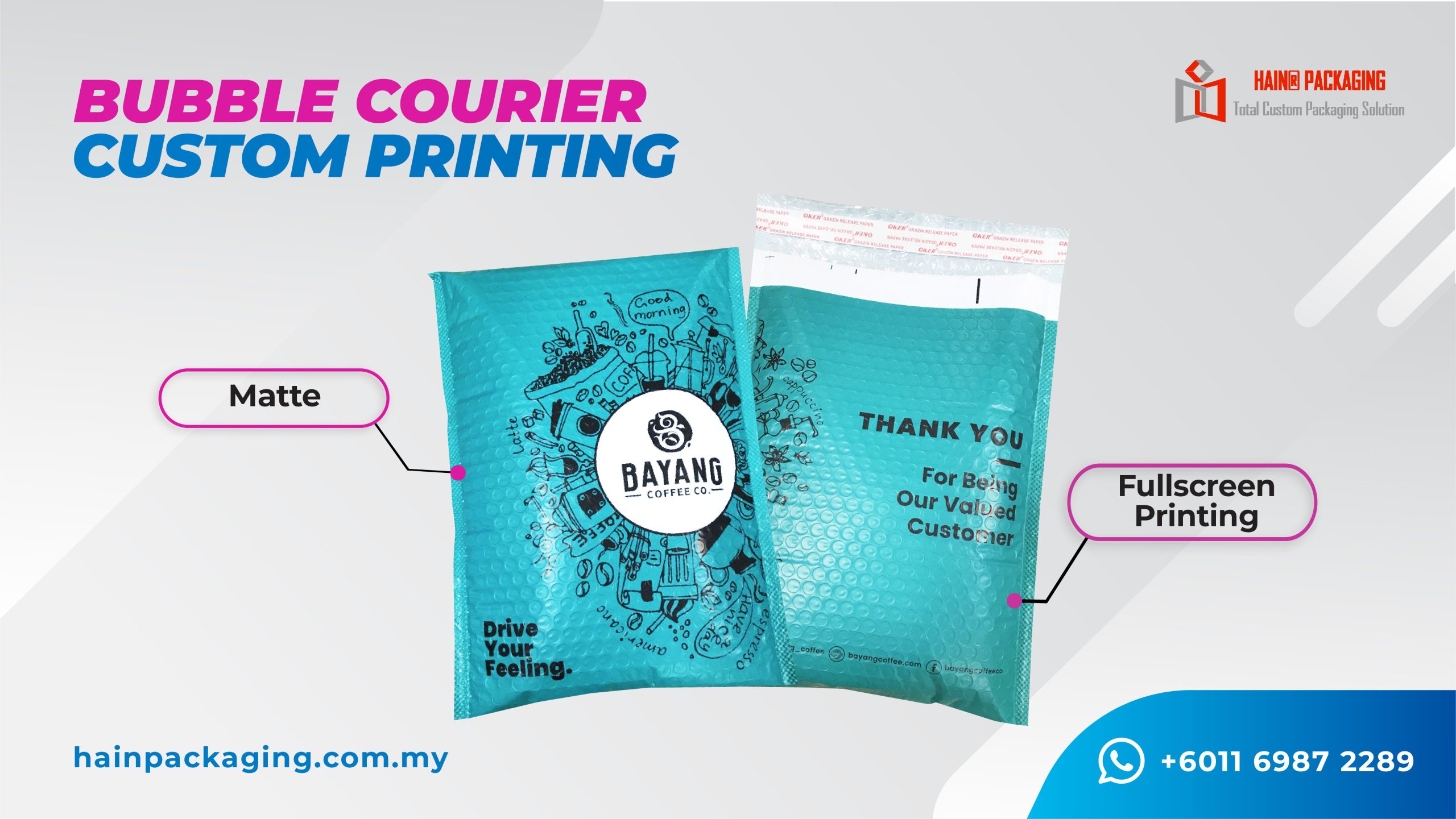 E-commerce courier bags available at Hain Packaging near you