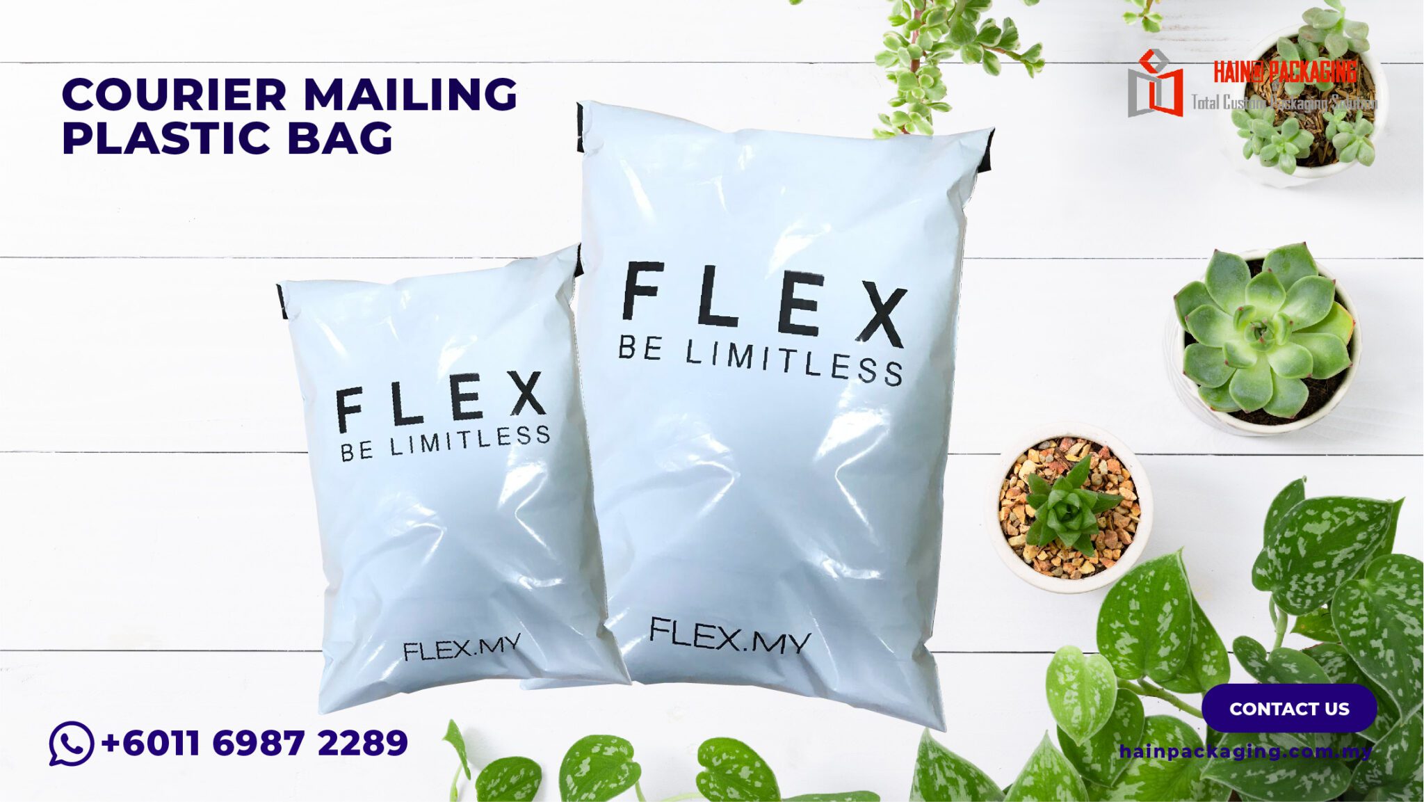 Custom consignment plastic packaging for e-commerce
