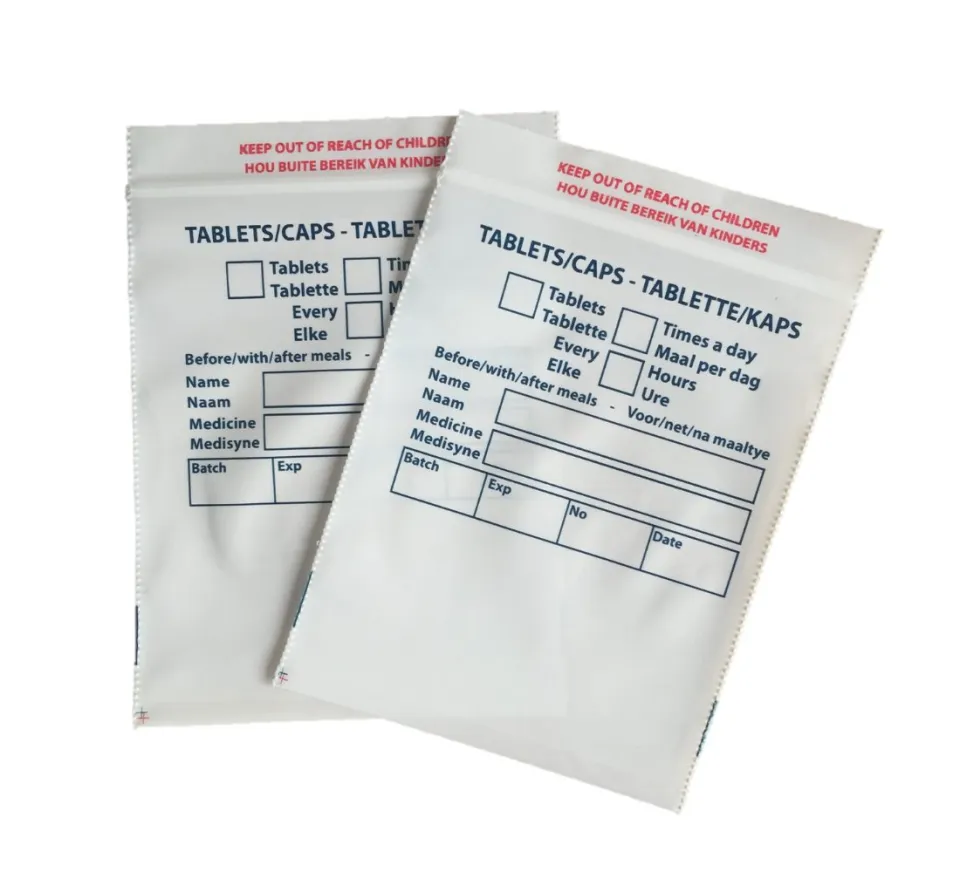 CPE Plastic Zipper Bag - recyclable ziplock bag option