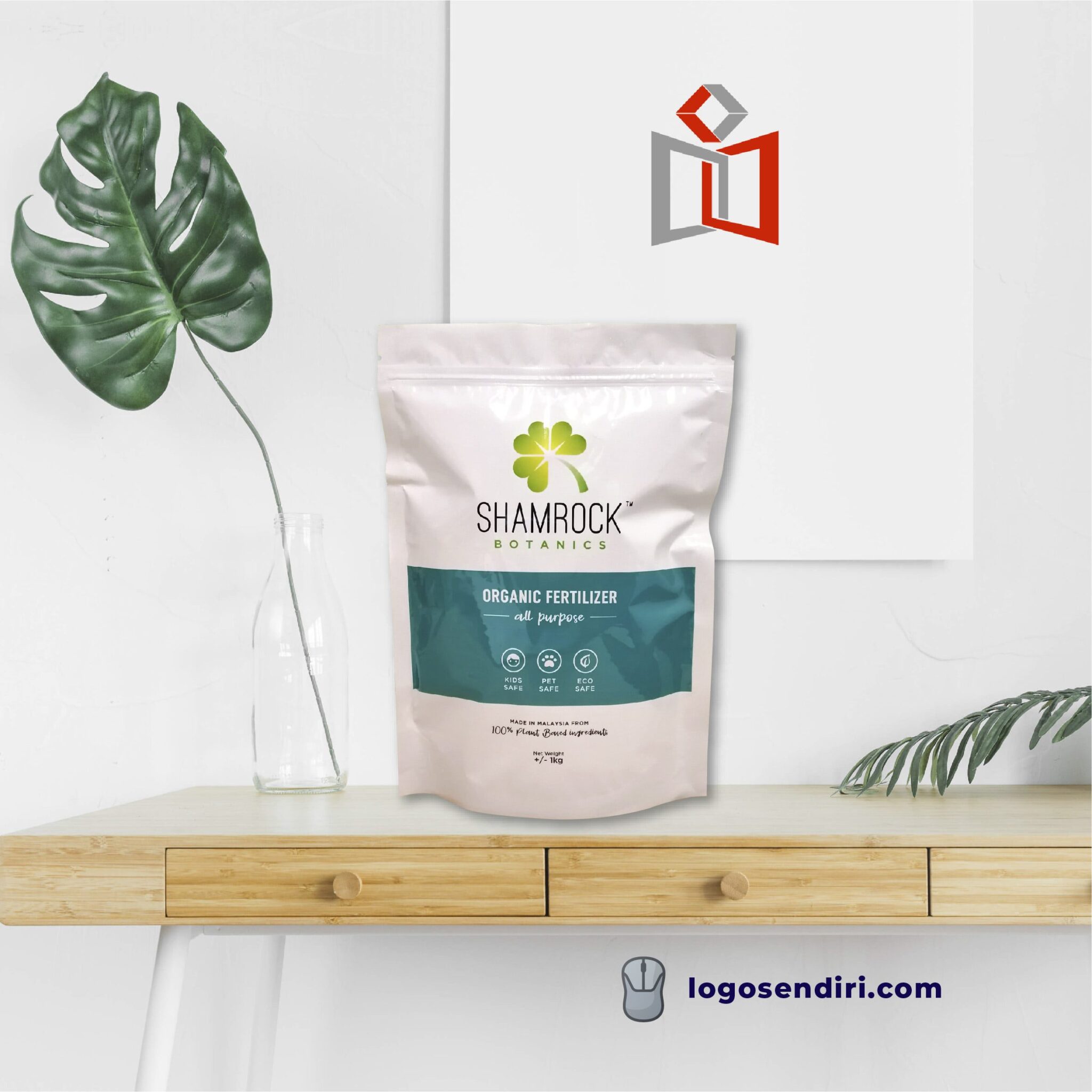 tea pouch packaging ecommerce retail flatlay