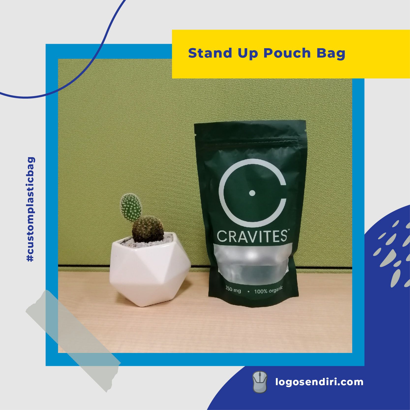 custom printed tea pouch rotogravure branding malaysia