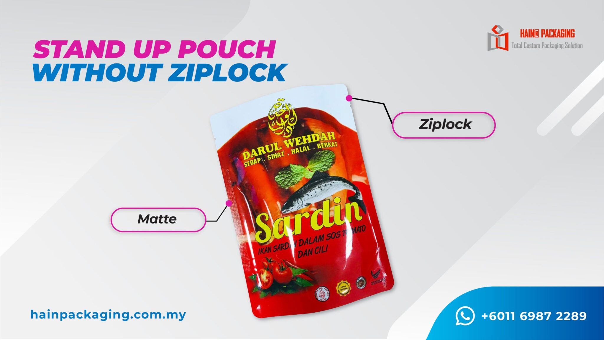 herbal tea packaging pouch custom sample